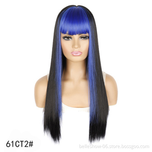 weaves and wigs  blend highlight cosplay water wave cheap braid full color curly hair  for making glueless virgin blonde acc wig